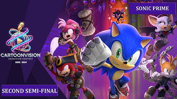 Sonic Prime - Theme Song | Second Semi-Final | Cartoonvision 2024