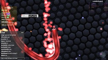 200 BOTS ( slither.io gameplay with 200 bots )