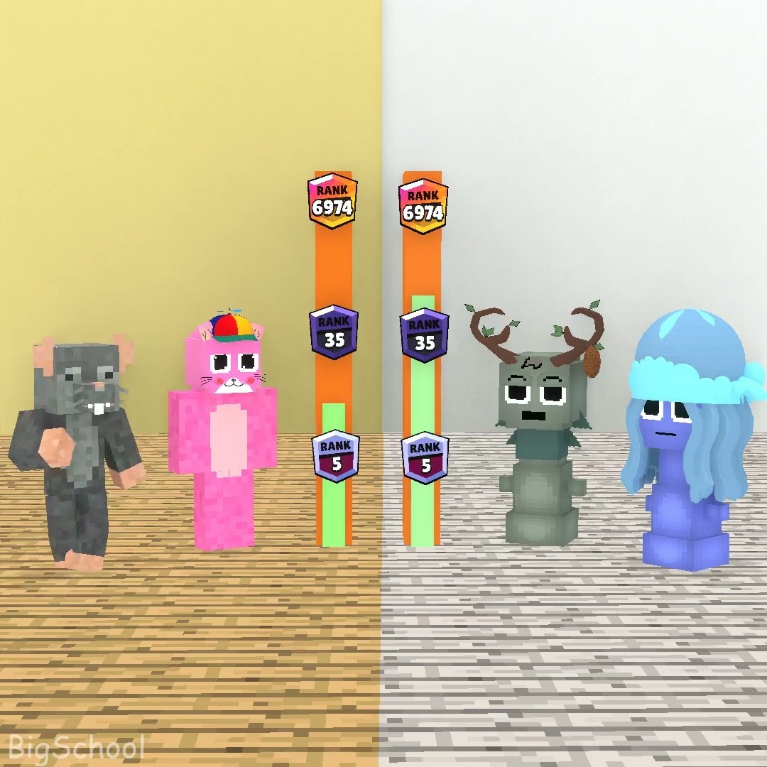 Which team will reach rank 6974? Team Lollipop Cat or Team Pine? ?