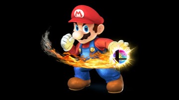 mario use fireball to hit and Crack the smash ball #supersmashbros3ds  #ssbu #capcut