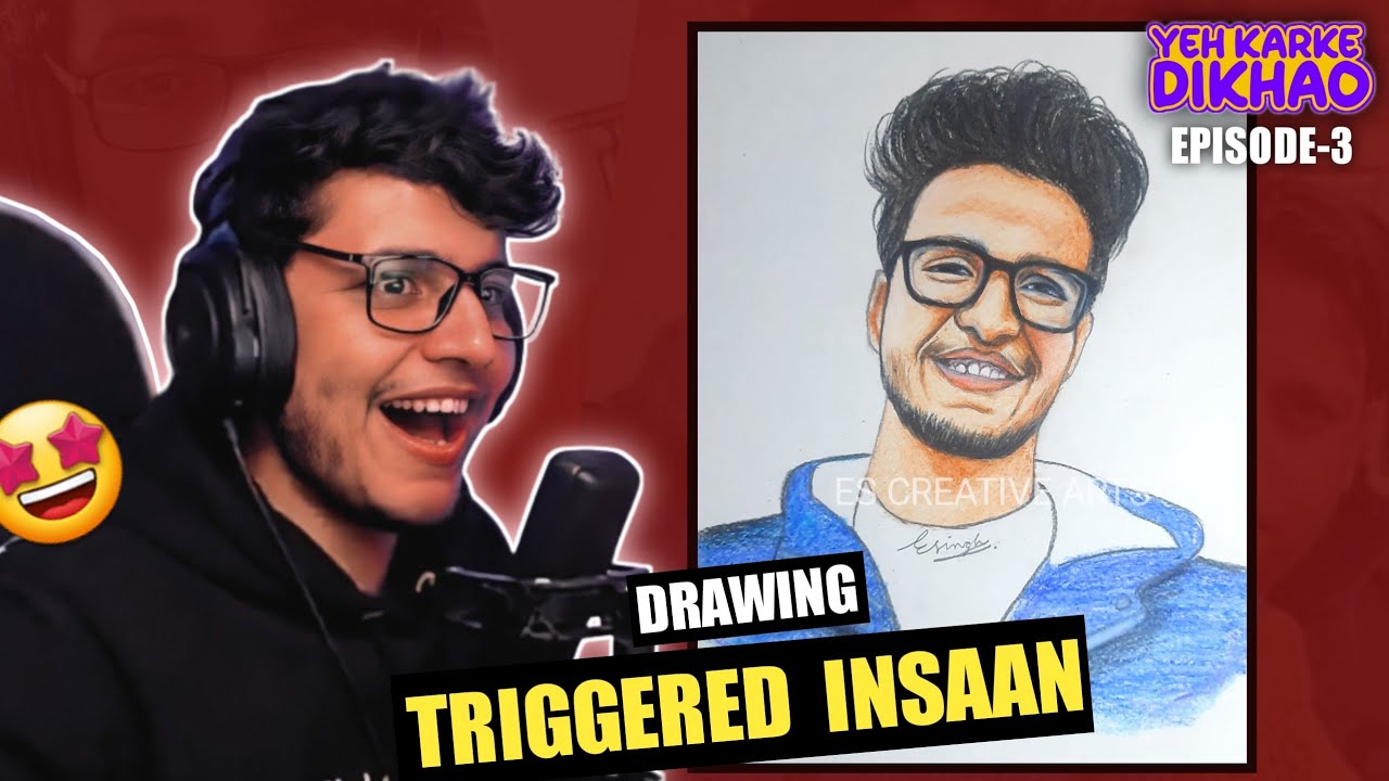 YEH KARKE DIKHAO (Ep3) Drawing Triggered Insaan 🤩 Wax Crayons