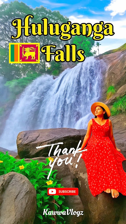 Huluganga Falls | Hidden Paradise in Sri Lanka 🇱🇰 #shorts #visitsrilanka #traveldestinations