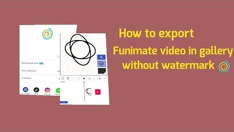 How to save video in Funimate👈🏻||without watermark✅🌀