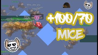 Transformice - +Clouds (+100/70 MICE) Racing Gameplay #2