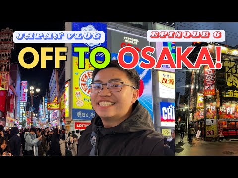 OSAKA VLOG: Travel Day, Teamlab Planets, and Exploring Dotonbori! | JAPAN VLOG 🇯🇵 DAY 6!