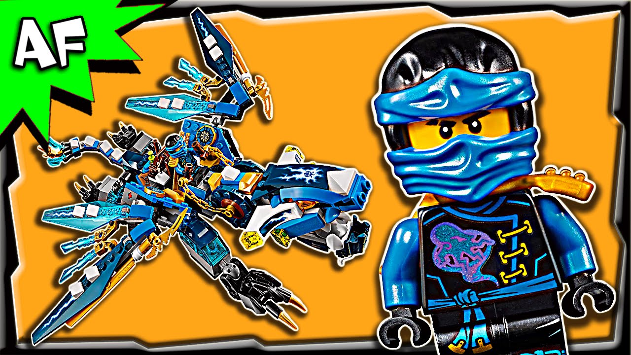 Representar Aburrido Grapa Lego Ninjago Jay's Elemental Dragon 70602 Stop Motion Build Review - YouTube