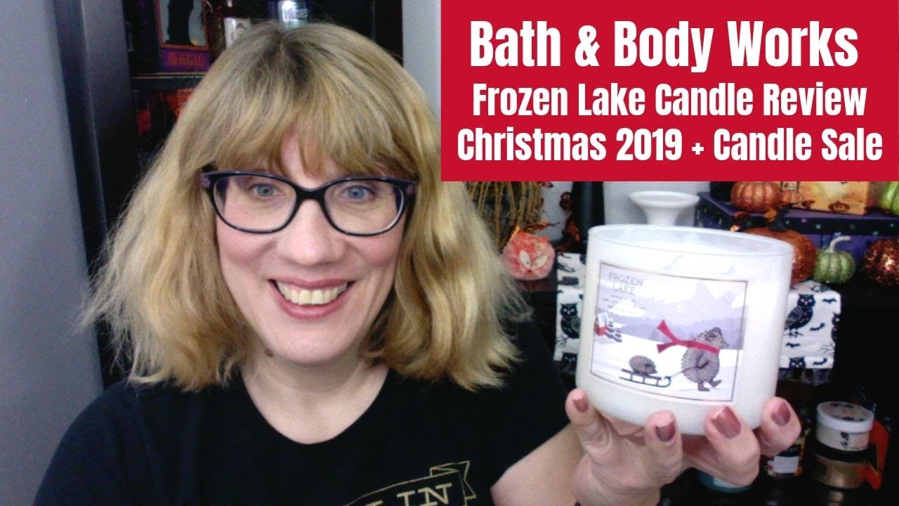 Bath Body Works Frozen Lake Candle Review Christmas 19 Candle Sale Picks Youtube