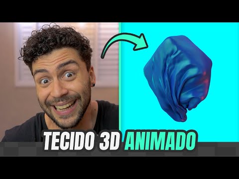 ANIMAÇÃO NO CINEMA 4D - Tecido animado