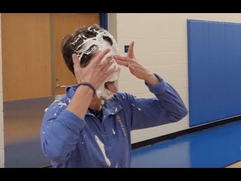 Kimberly Lane school principal gets pie in the face