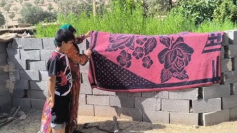 Beautiful Moments of Rural Life : Sheep Care with a Nomadic Family