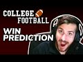 College Football Win Prediction - Data Every Day #030