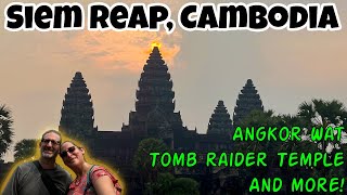 First time in Siem Reap Cambodia | Angkor Wat @ Sunrise | Tomb Raider Temple | AirBnb Tour  🇰🇭