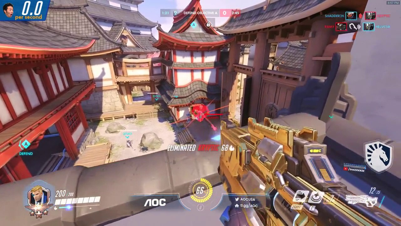 shadder2k Overwatch PogChamp Highlights [Mar 08]