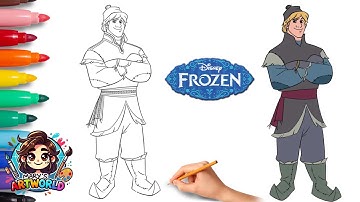 How to Draw Kristoff from Frozen | Step-by-Step Drawing Tutorial