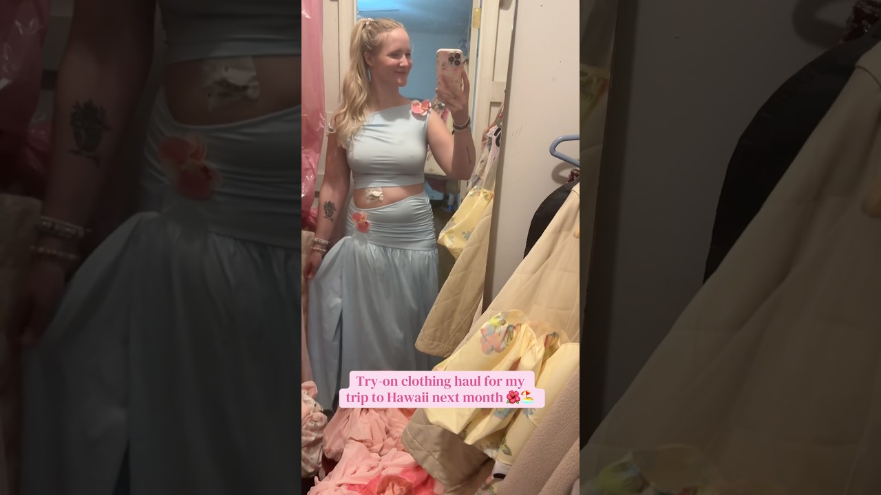 Hawaii trip haul #clothinghaul #tryonhaul #hawaii #disabledfashion #medicaldevices #invisibleillness