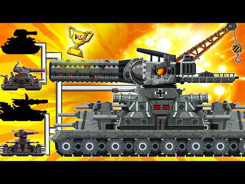 Видео: Transformers Tank: Enemy Monsters Dorian vs Army Leviathan. Cartoon about tanks | Arena Tank