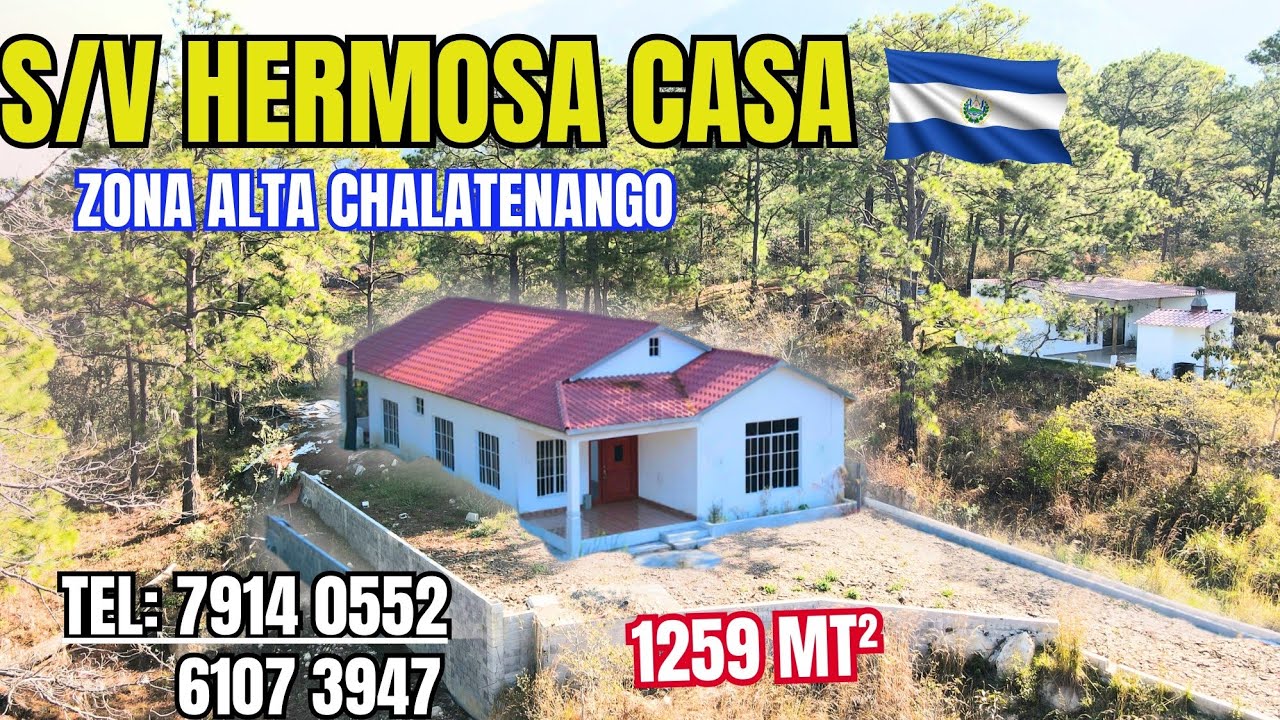 S/V Casa en Residencial La Pergola San Ignacio Chalatenango