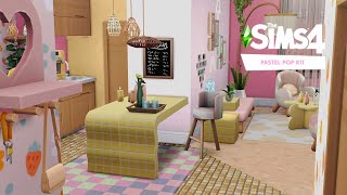 Pastel Apartment • Pastel Pop Kit • The Sims 4 • No CC | Speed build