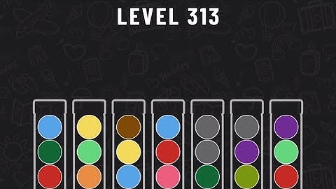 Ball Sort Puzzle Level 313 #ballsortpuzzle #ballsortpuzzlegameplay #puzzlegame #mobilegames