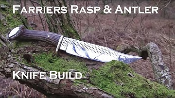 Farriers Rasp forged Knife part 2