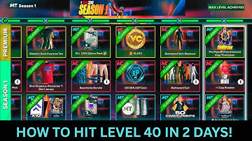 HOW TO HIT LEVEL 40 IN 2 DAYS ON NBA 2K26