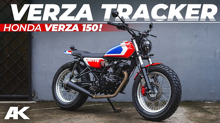 Custom Honda Verza 150 Jadi Tracker! #AtenxKatros