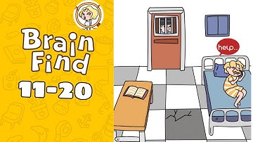 Brain Find Level 11 12 13 14 15 16 17 18 19 20 Walkthrough solution || Xhuru