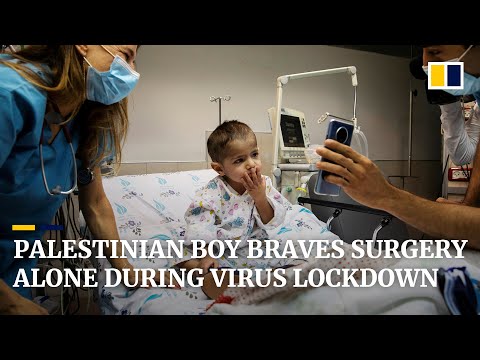 Two-year-old Palestinian boy braves heart surgery alone during the coronavirus lockdown