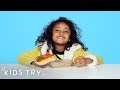 Kids Try Japanese Street Food | Kids Try | HiHo Kids