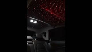 Blue LED Car Roof Star Light Projector Atmosphere Lamp USB Decorative Lamp Adjustable Car Dynamic