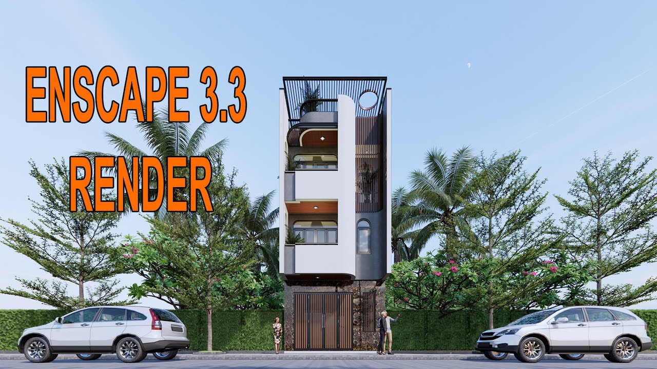 ???? Hướng Dẫn Render Nhà Phố - Enscape 3.3 ???? - YouTube