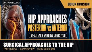 Surgical Approaches to the Hip — Posterior vs Direct Anterior vs Lateral — Quick Revision