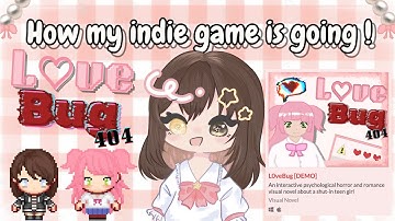How my indie game is going !! 𐔌՞ ܸ.ˬ.ܸ՞𐦯 |  L0veBug Devlog #14