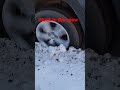 stuck in the snow, tires loosing traction #explore #adventure #shorts #viral #satisfying