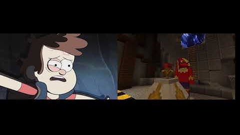 Dalek Mod Update 57 / Gravity Falls scene comparison