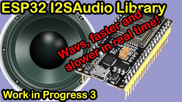 I2SAudio Library, work in progress 3. Playing WAV