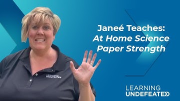 At Home Science: Paper Strength
