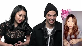 Lana Condor & Noah Centineo Watch Fan TikToks | Scene Stealers | Netflix