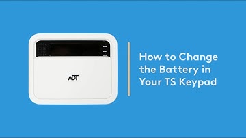 How to Change the Battery in your wireless ADT TS Security Keypad / ADT Total Security Keypad