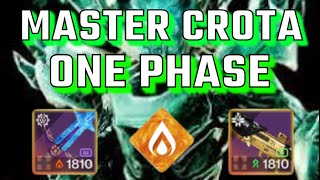 Destiny 2 - One Phasing Master Crota on Solar Burn (Season of the Witch)