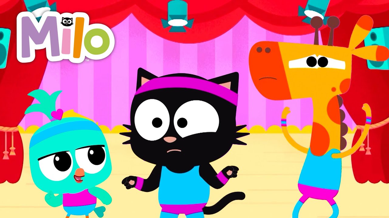 Milo Animado ¡Milo y sus amigos se preparan para una audición! | Milo, el gato # ...
