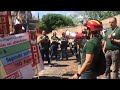 Protesta enToledo de los agentes medioambientales de la región