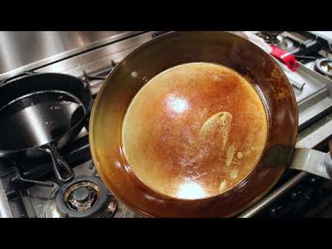 Matfer Bourgeat Black Steel Pan: Seasoning and Cooking