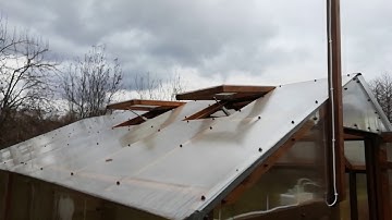 Автоматизация в теплице. Автоматическое проветривание. Взял и сделал.