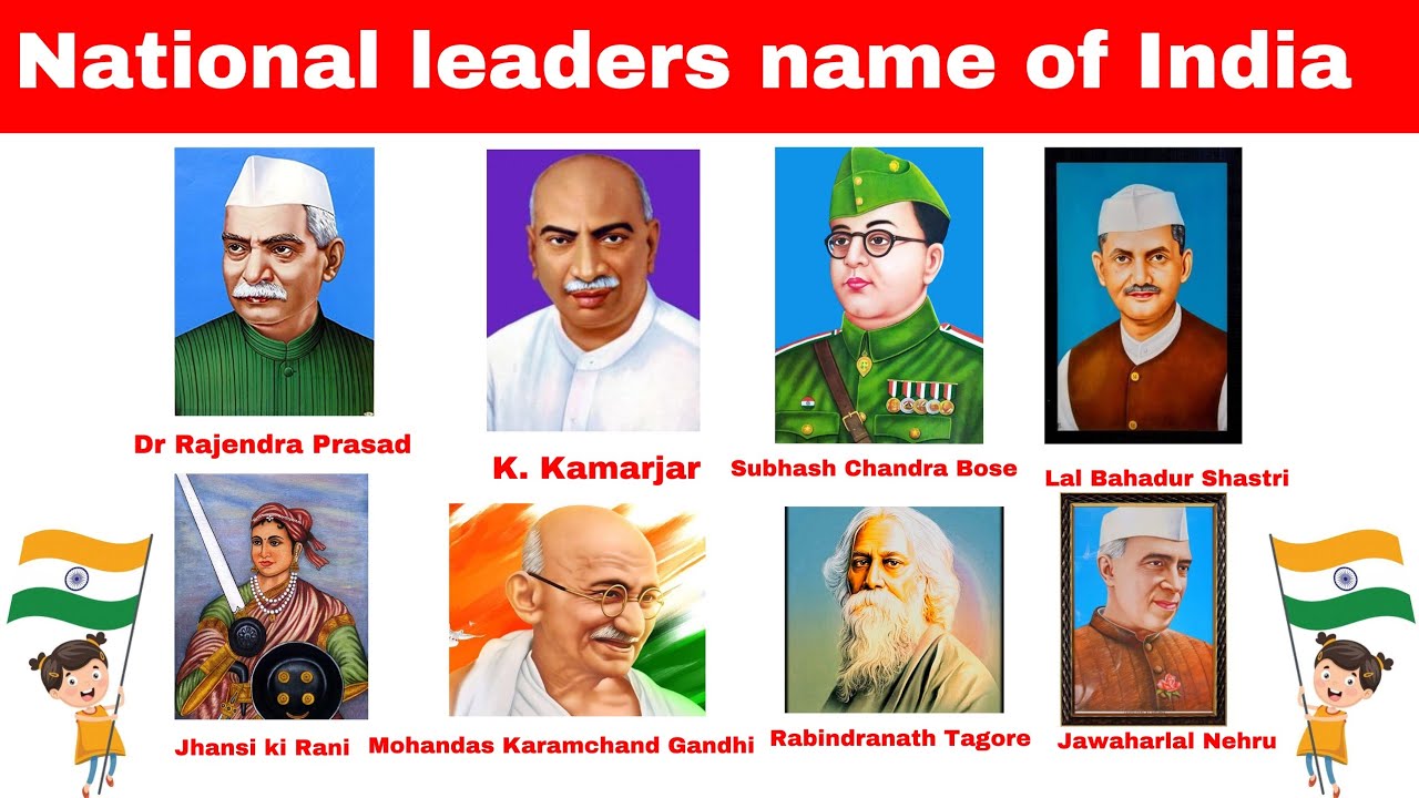 Indian national leaders names with pictures||great Indian freedom ...