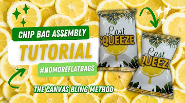 How to properly assemble custom chip bags party favor snacks 