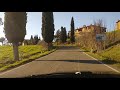 A beautiful drive through the tuscan, val d'orcia