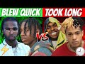 Rappers who blew up quick vs rappers who took long to blow