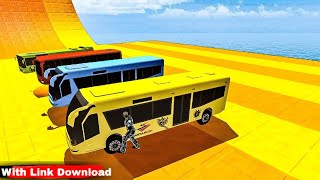 Bus Stunt Simulator Smooth and simple controls Realistic sound effects Modern coach busses- Gameplay screenshot 3