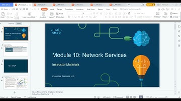 CISCO CyberOps Module 10: Network Services